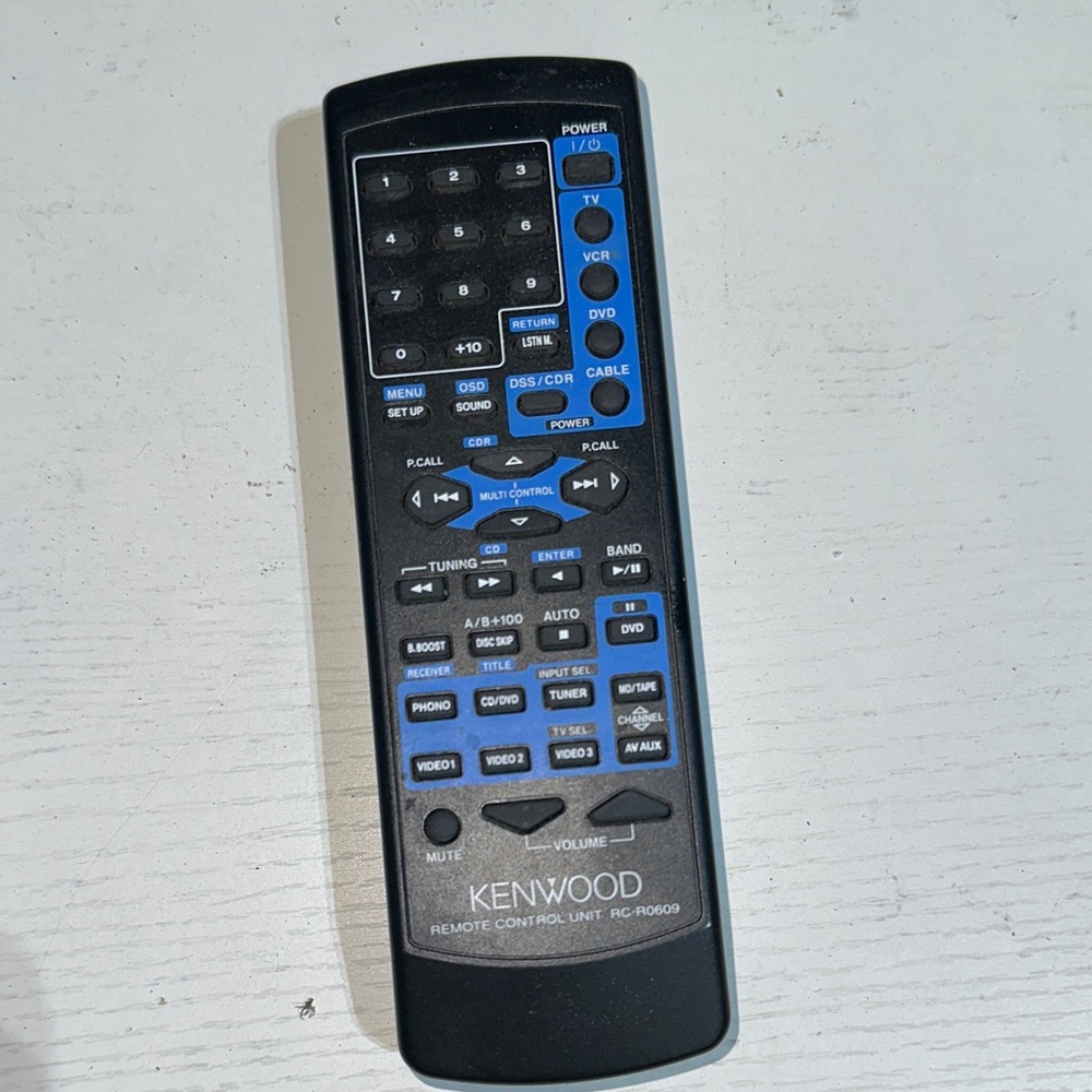 Genuine Kenwood Remote Control 
RC-RO609